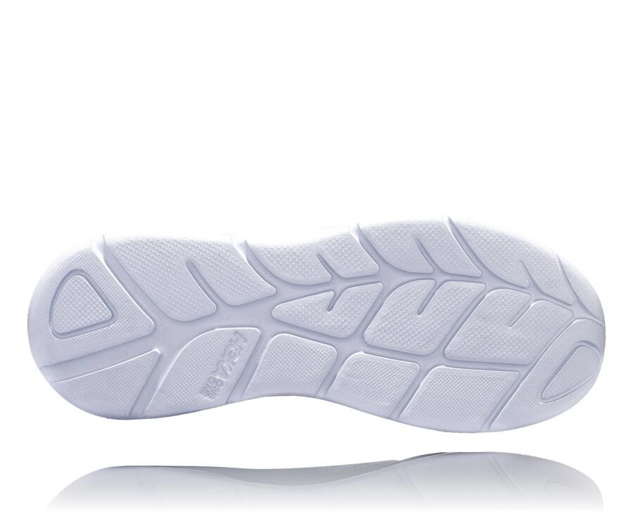 Hoka One One Mens Running Shoes - Akasa - Black/White - YXUB01528